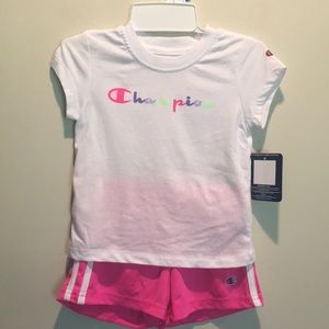 NWT Champion Shirt/Short set Size 24 months